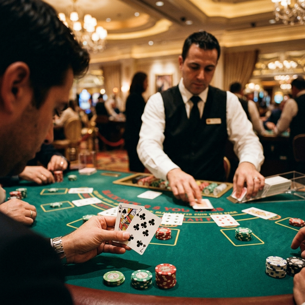Blackjack online: regras básicas, quando dobrar e pedir carta em 2026