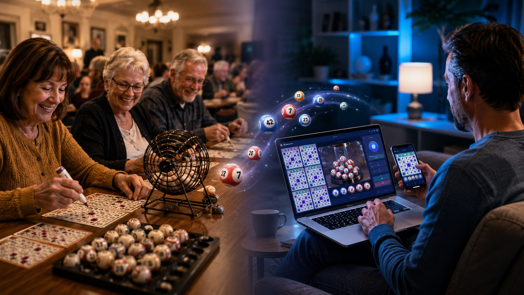 Bingo online vs bingo tradicional: o que muda na versão digital 2026