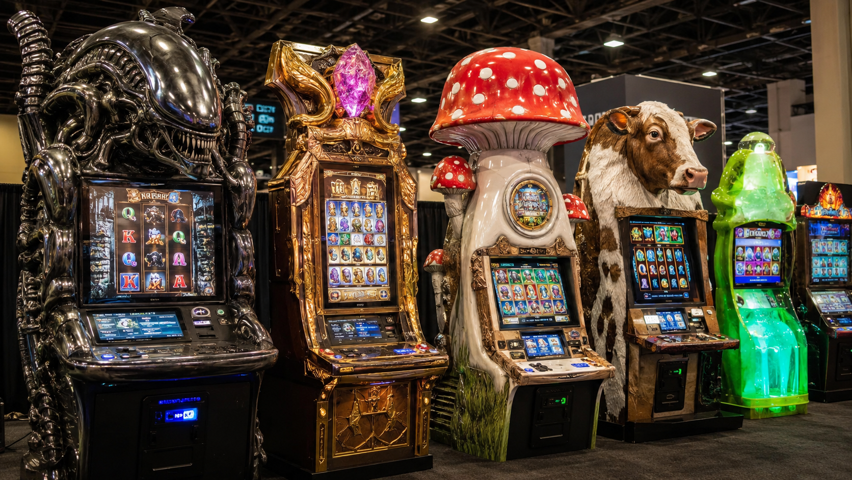 Os slots mais estranhos já criados e quem achou que essas ideias dariam certo